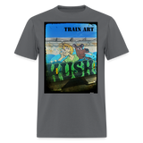 Train Art - charcoal