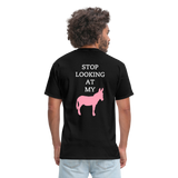 STOP LOOKING - black