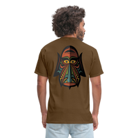 AFRICAN MASK 4 - brown