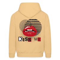 KISS ME  Hoodie - light yellow