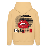 KISS ME  Hoodie - light yellow