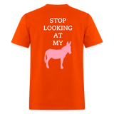 STOP LOOKING - orange