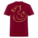 RUBBER DUCKY - burgundy