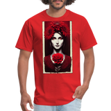 Flower Lady - red