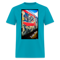 Train Art - turquoise