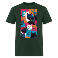 Cat Pic - forest green