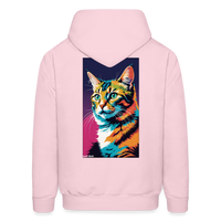 Meow Meow Hoodie - pale pink