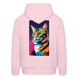 Meow Meow Hoodie - pale pink