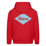 RETRO Hoodie - red