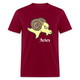 ARIES - burgundy