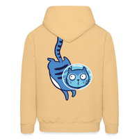 SPACE CAT 6 Hoodie - light yellow