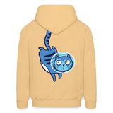 SPACE CAT 6 Hoodie - light yellow