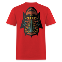 AFRICAN MASK 4 - red