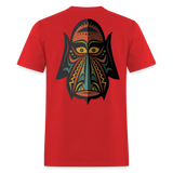 AFRICAN MASK 4 - red