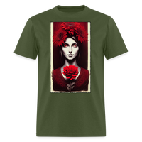 Flower Lady - military green