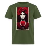 Flower Lady - military green