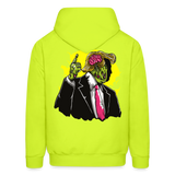 ZOMBIE WAR Hoodie - safety green