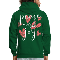 LOVE PEACE JOY - forest green