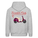 SCOOTER CLUB Hoodie - heather gray