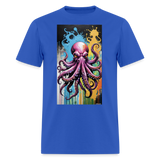 Octopus - royal blue
