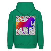 HORSE BACK Hoodie - kelly green