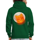 TO THE MOON Hoodie - forest green