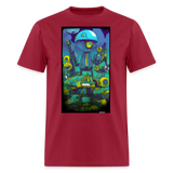 Robot Alien - dark red