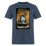 Train Art -  blue dusk