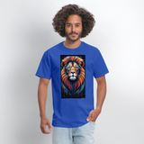 Lion - royal blue