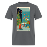 Alien Christmas - charcoal