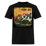 Train Art - black