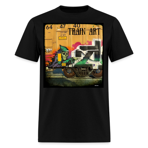 Train Art - black