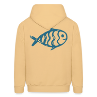 BLUE Hoodie - light yellow