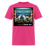 Train Art - fuchsia