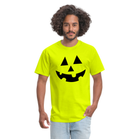 Pumpkin Face - safety green