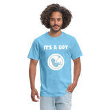 IT'S A BOY - aquatic blue