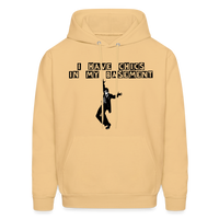 CHICS IN MY BASEMENT Hoodie - light yellow
