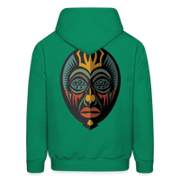 AFRICAN MASK 5 Hoodie - kelly green