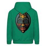 AFRICAN MASK 5 Hoodie - kelly green