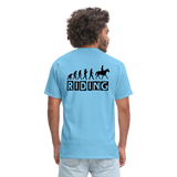 RIDING - aquatic blue