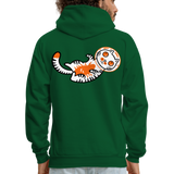 SPACE CAT 5 Hoodie - forest green