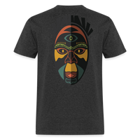 AFRICAN MASK 3 - heather black