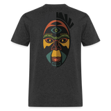 AFRICAN MASK 3 - heather black