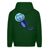 SPACE CAT 2 Hoodie - forest green