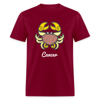 CANCER - burgundy