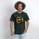Pumpkin Face - forest green