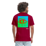 I C U - dark red