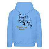 WHAT'S UP Hoodie - carolina blue