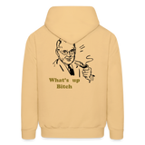 WHAT'S UP Hoodie - light yellow
