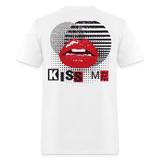 KISS ME - white